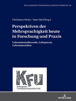 cover image of Perspektiven der Mehrsprachigkeit heute in Forschung und Praxis